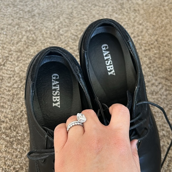 NWOB GATSBY Men’s Oxford Lisse No-Stripe Orthopedic Dress Shoes - Picture 3 of 7